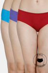 Zivame Low Rise Full Coverage Hipster Panty (Pack of 3) - Multicolor — thumbnail 1